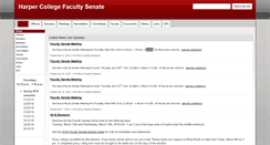 Desktop Screenshot of harperfacultysenate.org
